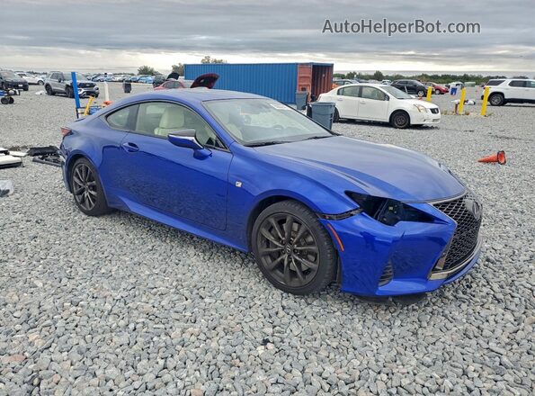 JTHHZ5BC9K5021642 2019 LEXUS RC Blue Delantero derecho