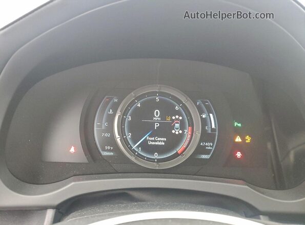 JTHHZ5BC9K5021642 2019 LEXUS RC Blue Vista del cuadro de instrumentos