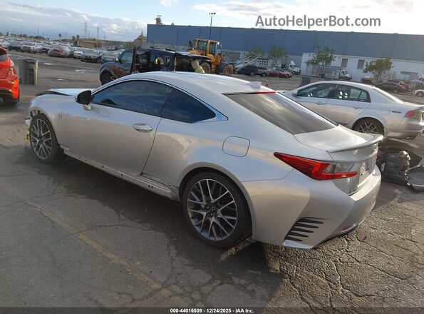 JTHHZ5BCXJ5018425 2018 LEXUS RC 350 Silver უკანა მარცხენა