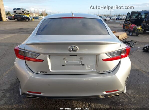 JTHHZ5BCXJ5018425 2018 LEXUS RC 350 Silver 
