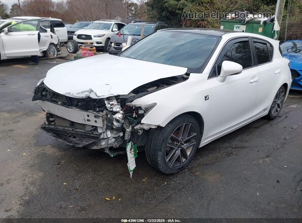 JTHKD5BH2G2256070 2016 LEXUS CT 200H White Передня ліва чверть