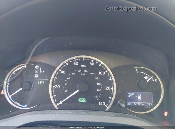 JTHKD5BH6G2266424 2016 LEXUS CT 200H Черный Вид задних сидений