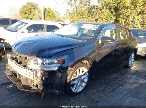 JTHKD5BH6G2266424 2016 LEXUS CT 200H Черный Передняя левая четверть