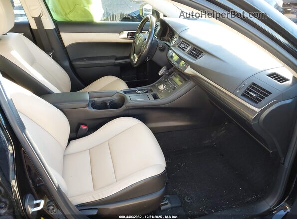 JTHKD5BH6G2266424 2016 LEXUS CT 200H Черный Вид салона спереди