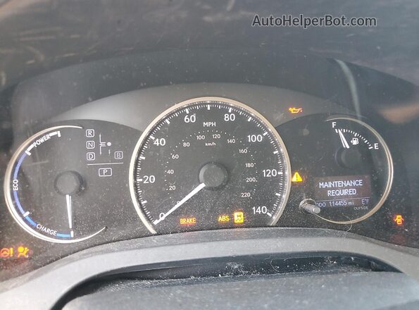 JTHKD5BH9G2252159 2016 LEXUS CT White Instrument cluster view