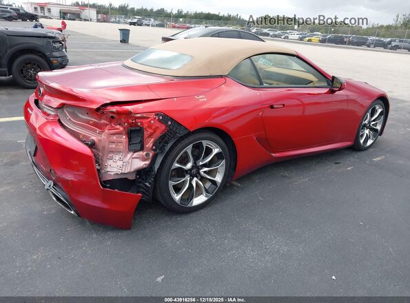 JTHKPAAY3MA104169 2021 LEXUS LC 500 Red 