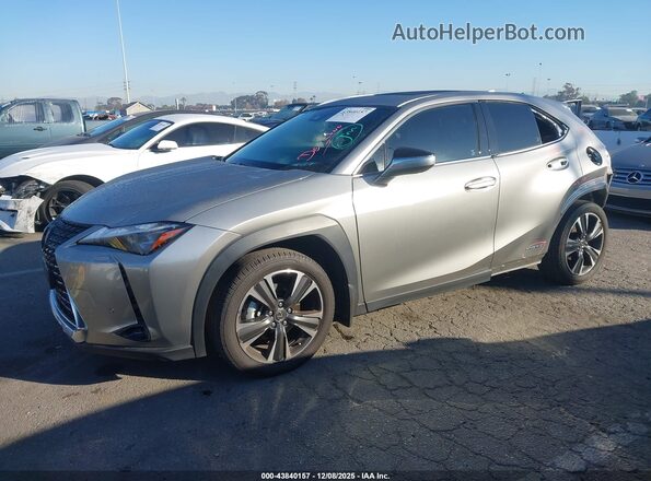 JTHL9JBH7M2045540 2021 LEXUS UX 250H Gray Front left