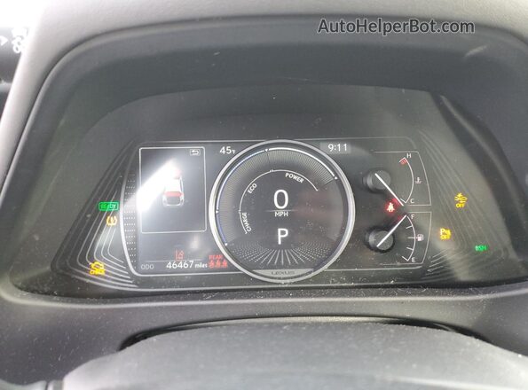 JTHP9JBH6M2049581 2021 LEXUS UX Black Вид щитка приладів