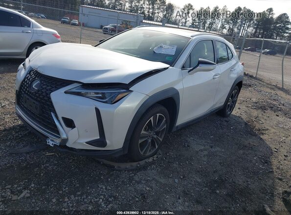 JTHP9JBH8M2042695 2021 LEXUS UX 250H White წინა მარცხენა ხედი სამი მეოთხედიდან