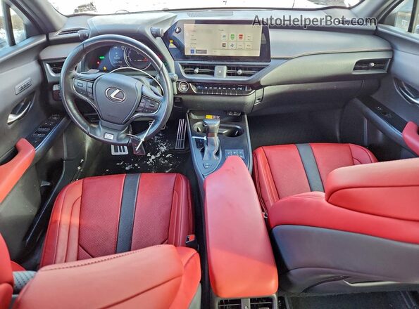 JTHR9JBH2P2066617 2023 LEXUS UX White Вид панелі приладів