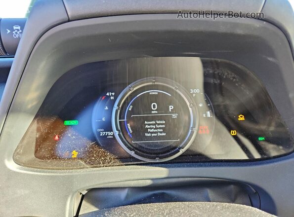 JTHR9JBH3P2065833 2023 LEXUS UX Silver Widok zestawu wskaźników