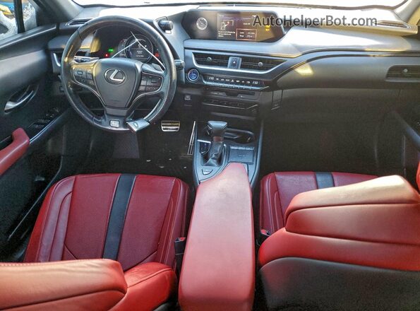 JTHR9JBH5M2037947 2021 LEXUS UX White Вид панелі приладів