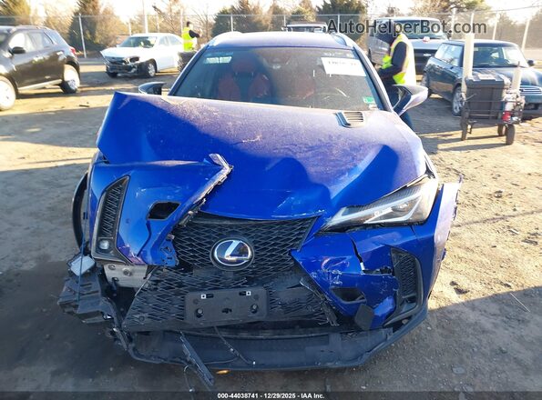JTHR9JBH8N2061323 2022 LEXUS UX 250H Синий Вид щитка приборов