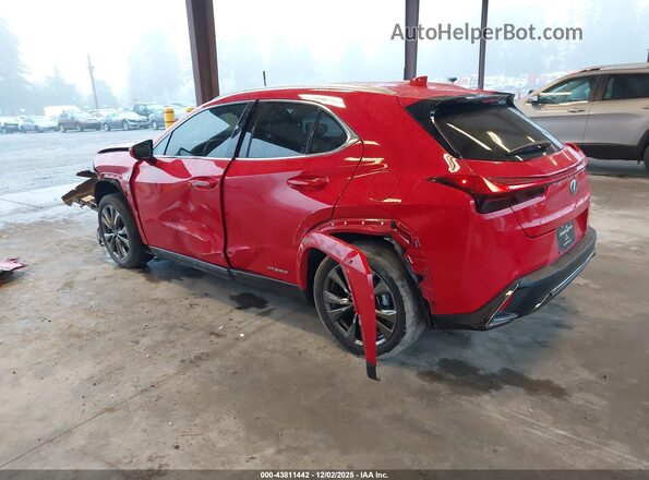 JTHR9JBH8N2062729 2022 LEXUS UX 250H Red Հետևի ձախ