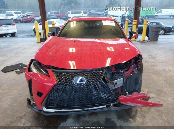 JTHR9JBH8N2062729 2022 LEXUS UX 250H Red Սարքավորումների վահանակի տեսք