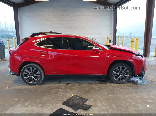 JTHR9JBH8N2062729 2022 LEXUS UX 250H Red Սալոնի հետևի տեսք