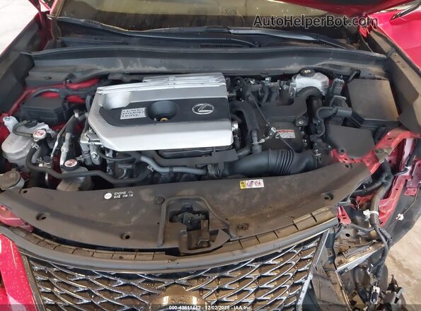 JTHR9JBH8N2062729 2022 LEXUS UX 250H Red Հետևի տեսք