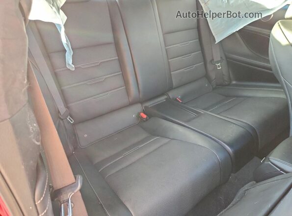 JTHSE5BC2H5007480 2017 LEXUS RC Red Vista de los asientos traseros