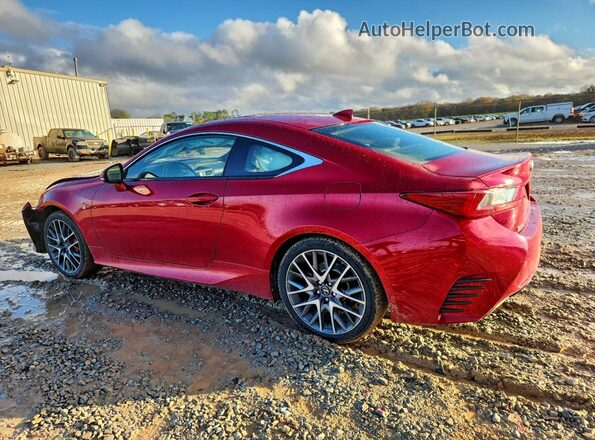 JTHSE5BC2H5007480 2017 LEXUS RC Red Trasero izquierdo