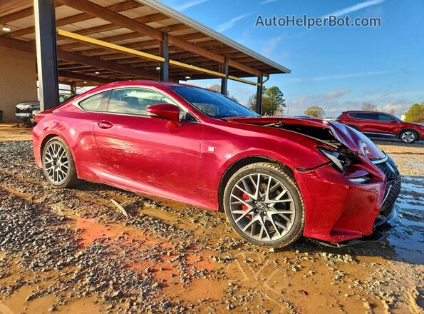 JTHSE5BC2H5007480 2017 LEXUS RC Red Delantero derecho