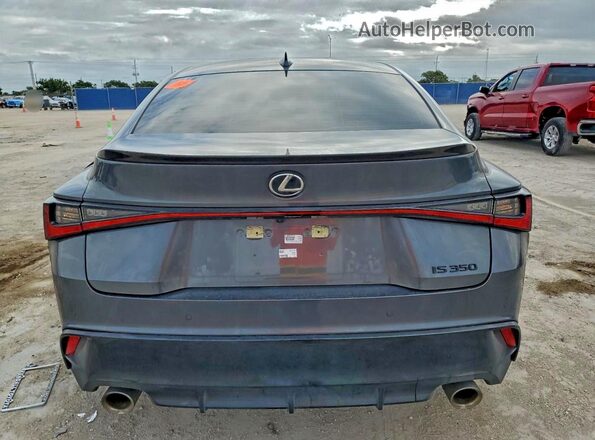 JTHSZ1B29N5051430 2022 LEXUS IS Gray Widok z tyłu