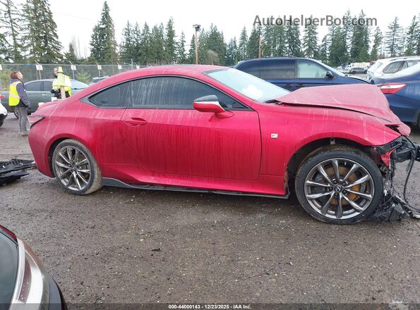 JTHSZ5DC4M5010618 2021 LEXUS RC 350 Red 