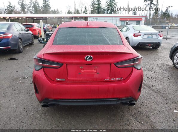 JTHSZ5DC4M5010618 2021 LEXUS RC 350 Red 