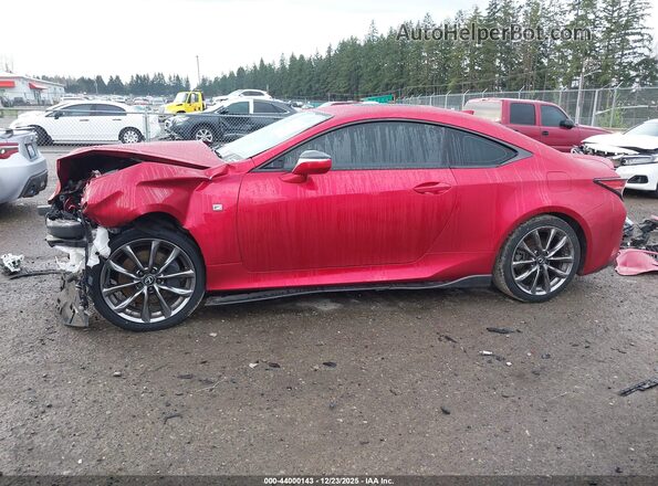 JTHSZ5DC4M5010618 2021 LEXUS RC 350 Red 