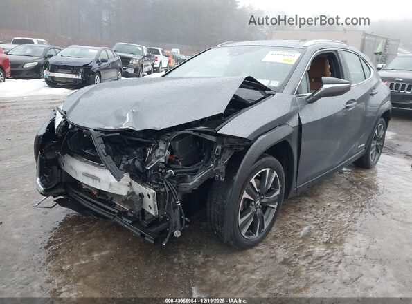 JTHU9JBH4K2014800 2019 LEXUS UX 250H Gray Vista tres cuartos delantera izquierda