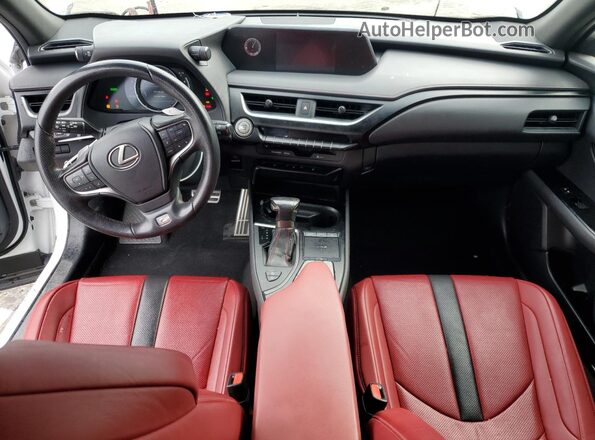 JTHU9JBH6K2010599 2019 LEXUS UX White Dashboard view