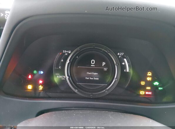 JTHU9JBH8K2015545 2019 LEXUS UX 250H Gray Widok tylnych siedzeń