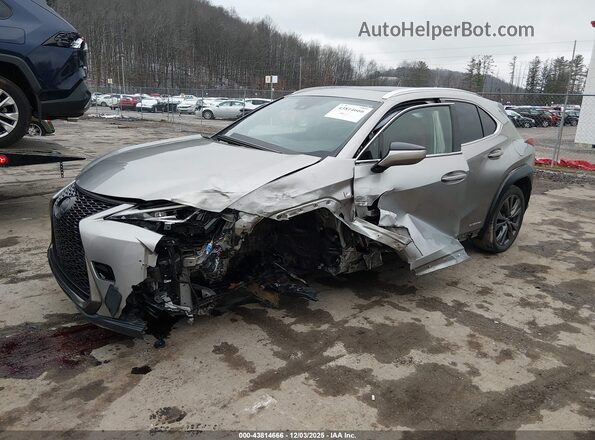 JTHU9JBH8K2015545 2019 LEXUS UX 250H Gray Przód lewy