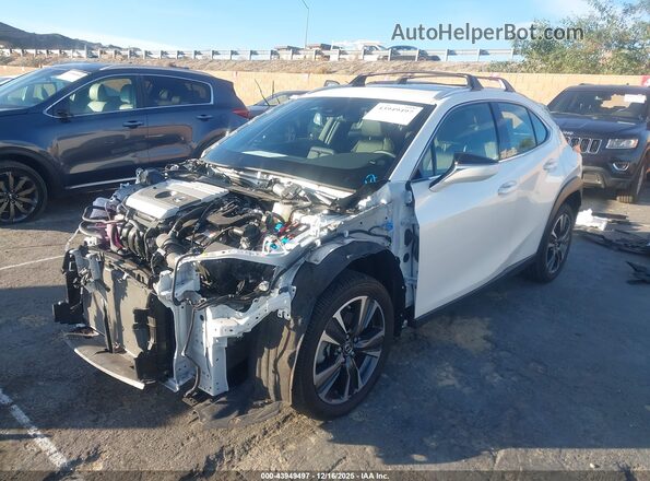JTHX6JBH0R2190243 2024 LEXUS UX 250H White წინა მარცხენა ხედი სამი მეოთხედიდან