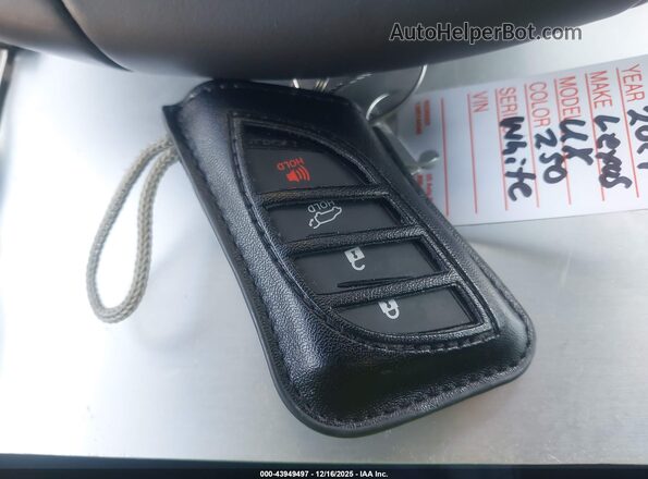 JTHX6JBH0R2190243 2024 LEXUS UX 250H White წინა პანელის ხედი