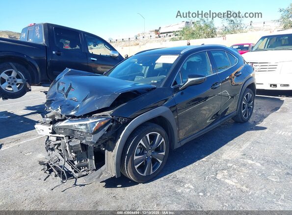 JTHX6JBH3P2133922 2023 LEXUS UX 250H Black წინა მარცხენა ხედი სამი მეოთხედიდან