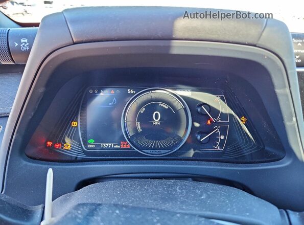 JTHX6JBHXR2193117 2024 LEXUS UX Черный Вид щитка приборов