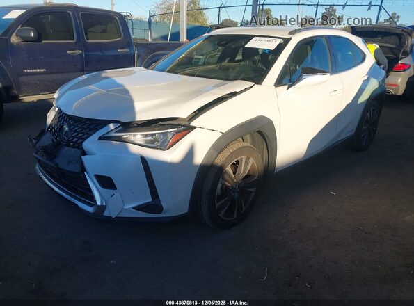 JTHX9JBH1M2043915 2021 LEXUS UX 250H White Առջևի ձախ երեք քառորդ տեսարան