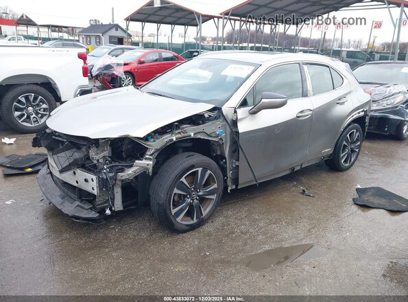 JTHX9JBHXM2049325 2021 LEXUS UX 250H Gray Przód lewy