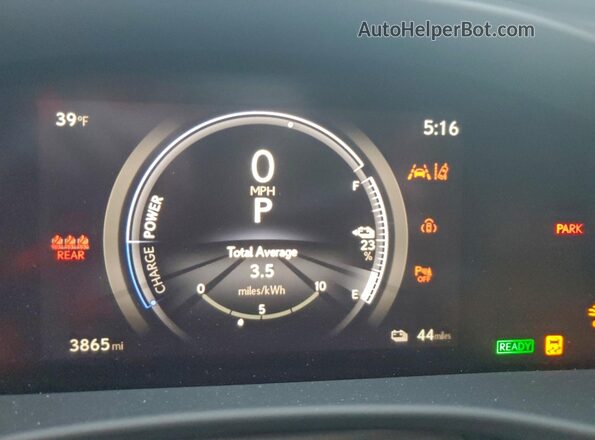 JTJAAAAB3SA031616 2025 LEXUS RZ Black ხელსაწყოთა პანელის ხედი