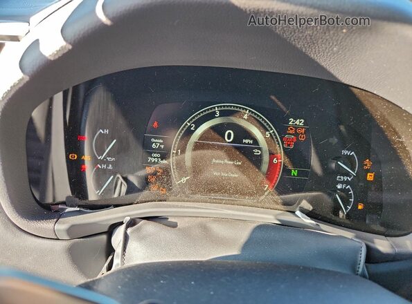 JTJAB7CX7P4032251 2023 LEXUS LX Черный Вид щитка приборов