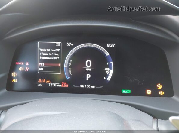 JTJABABB8SA008201 2025 LEXUS RZ 300E Silver Widok tylnych siedzeń