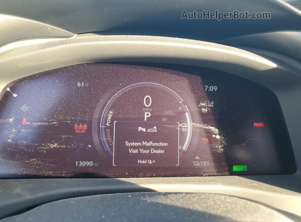 JTJABABBXRA005391 2024 LEXUS RZ Black Widok zestawu wskaźników