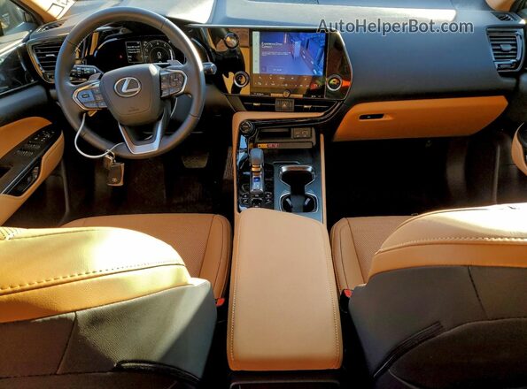 JTJAGCEZ5S2020175 2025 LEXUS NX White Առջևի վահանակի տեսք