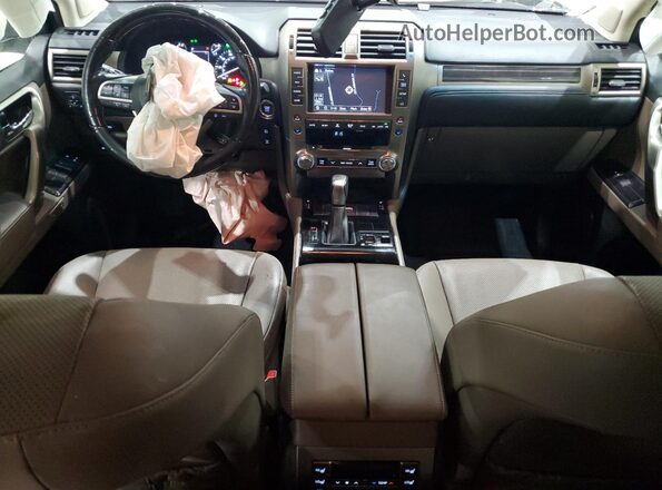JTJAM7BX4L5257761 2020 LEXUS GX Серебряный Вид панели приборов
