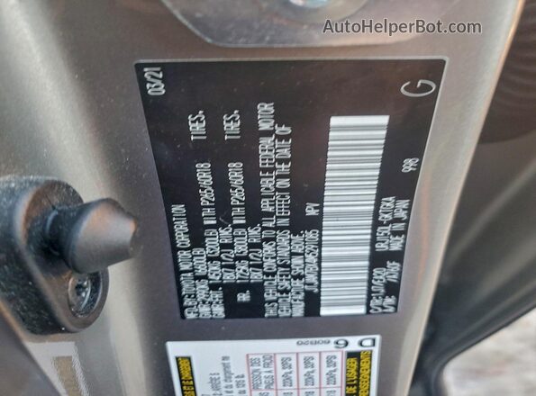 JTJAM7BX4M5291085 2021 LEXUS GX Серый Панорамный вид салона 360°