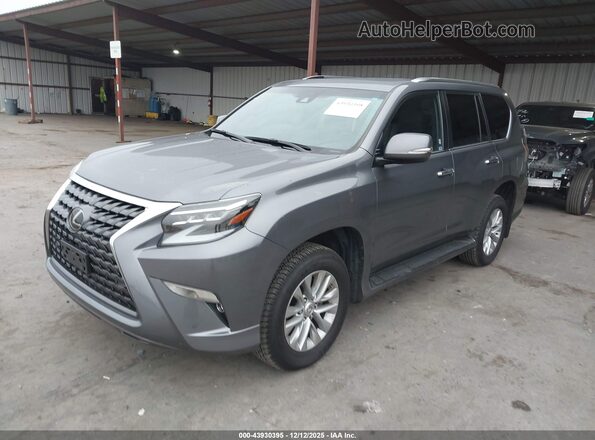 JTJAM7BX4P5377419 2023 LEXUS GX 460 Gray Առջևի ձախ երեք քառորդ տեսարան
