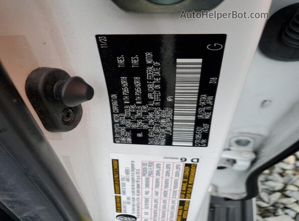 JTJAM7BX7P5384607 2023 LEXUS GX White VIN կոդի պիտակի տեսք