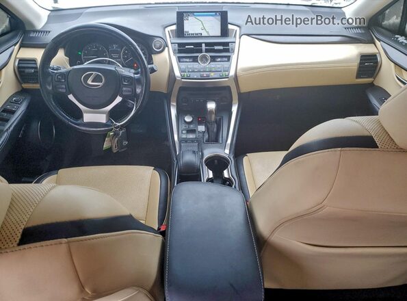 JTJBARBZ6G2065422 2016 LEXUS NX Бордовый Вид панели приборов
