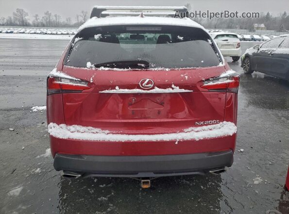JTJBARBZ6G2065422 2016 LEXUS NX Бордовый Вид сзади
