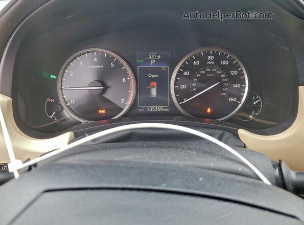 JTJBARBZ6G2065422 2016 LEXUS NX Бордовый Вид щитка приборов